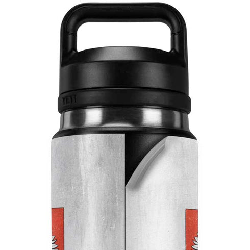 Poland Flag Distressed YETI Rambler 26oz Bottle Skin