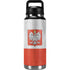 Poland Flag Distressed YETI Rambler 36oz Bottle Skin