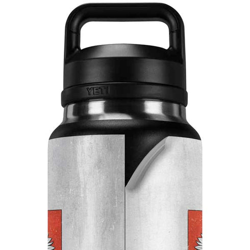 Poland Flag Distressed YETI Rambler 36oz Bottle Skin