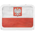 Poland Flag Distressed YETI Tundra 35 Hard Cooler Skin