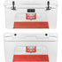 Poland Flag Distressed YETI Tundra 75 Hard Cooler Skin