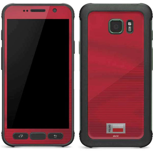 Poland Soccer Flag Galaxy S7 Active Skin