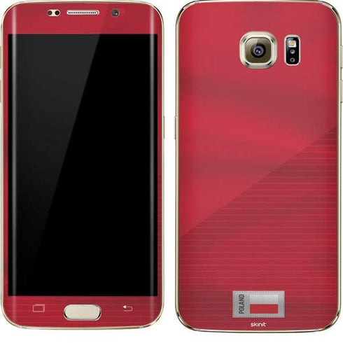 Poland Soccer Flag Galaxy S7 Edge Skin
