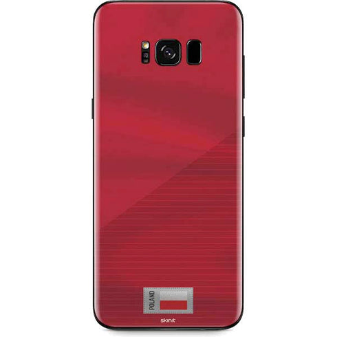 Poland Soccer Flag Galaxy S8 Plus Skin