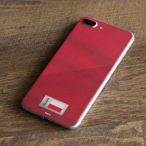 Poland Soccer Flag iPhone 7 Plus Skin