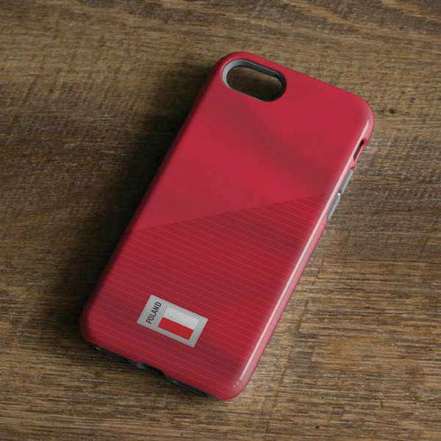 Poland Soccer Flag iPhone 8 Pro Case