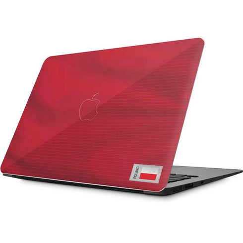 Poland Soccer Flag Apple MacBook Skin