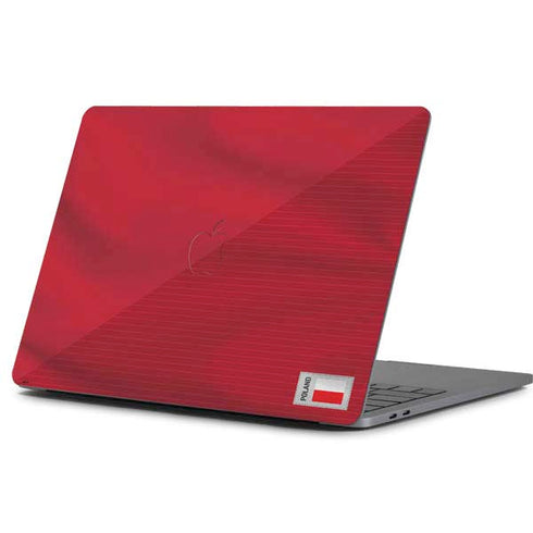 Poland Soccer Flag Apple MacBook Pro 13-inch Skin