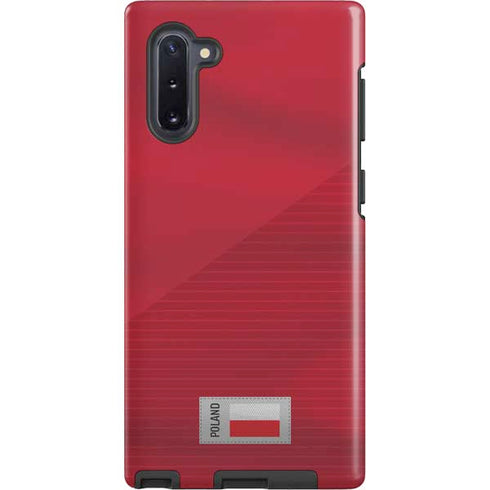 Poland Soccer Flag Galaxy Note 10 Pro Case