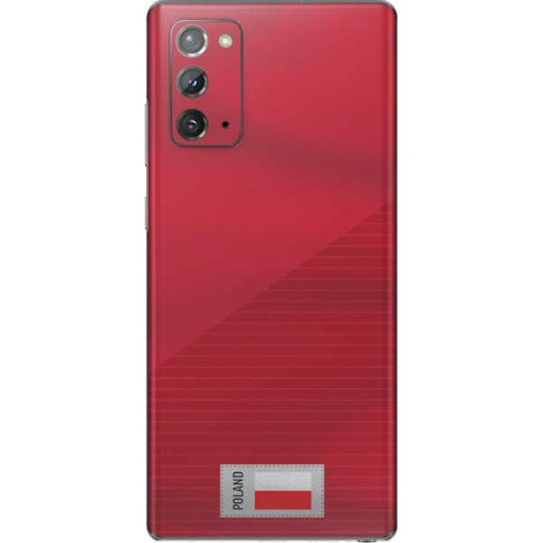 Poland Soccer Flag Galaxy Note20 5G Skin