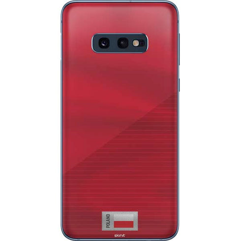 Poland Soccer Flag Galaxy S10e Skin