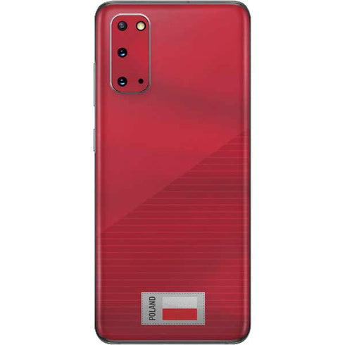 Poland Soccer Flag Galaxy S20 Skin
