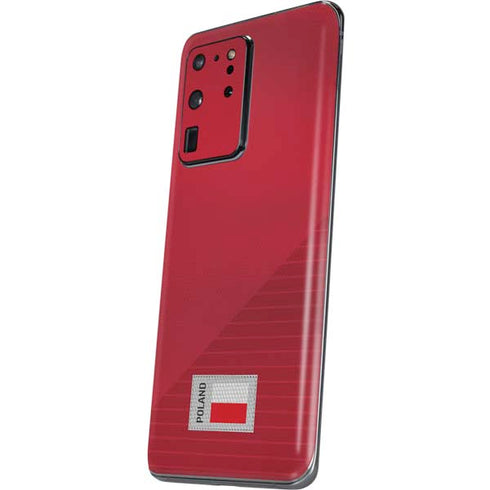 Poland Soccer Flag Galaxy S20 Ultra 5G Skin