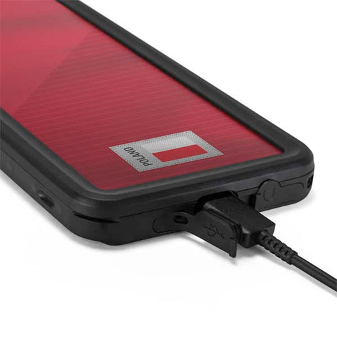 Poland Soccer Flag Galaxy S20 Waterproof Case