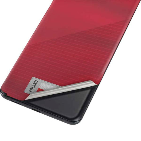 Poland Soccer Flag Galaxy S21 5G Skin