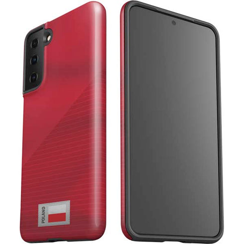 Poland Soccer Flag Galaxy S21 FE Pro Case