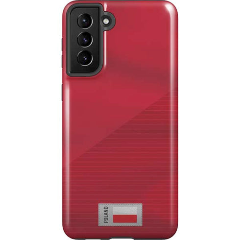 Poland Soccer Flag Galaxy S21 Plus 5G Pro Case