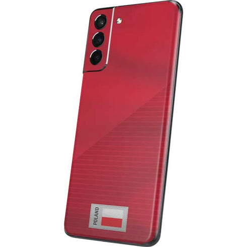 Poland Soccer Flag Galaxy S21 Plus 5G Skin