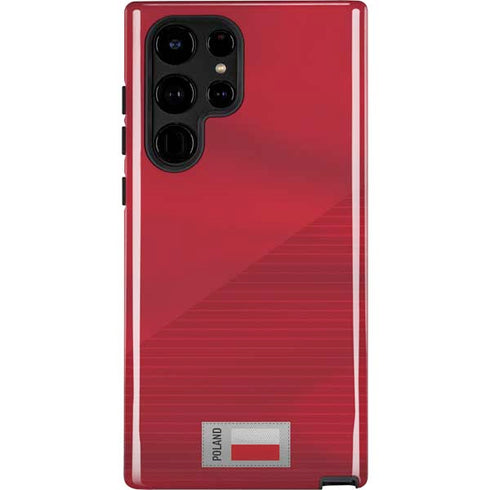 Poland Soccer Flag Galaxy S22 Ultra Pro Case