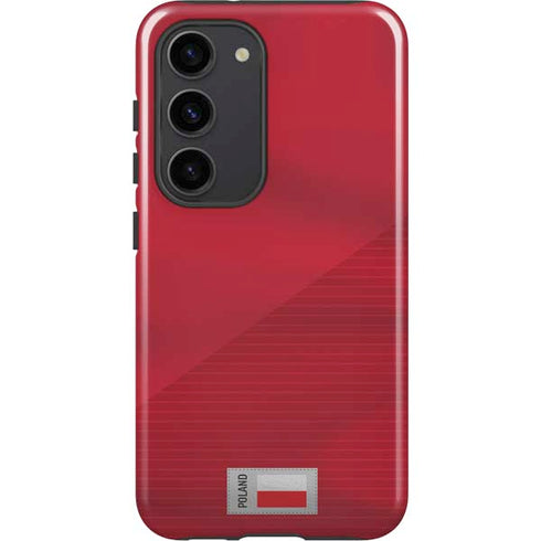 Poland Soccer Flag Galaxy S23 Pro Case