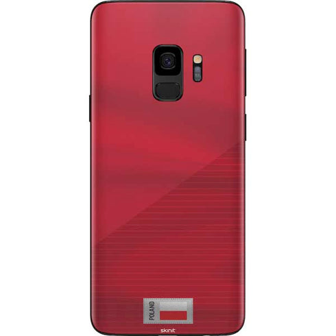 Poland Soccer Flag Galaxy S9 Skin