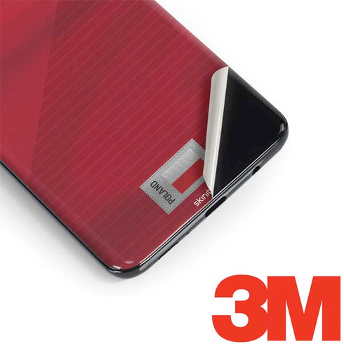 Poland Soccer Flag Galaxy S9 Skin