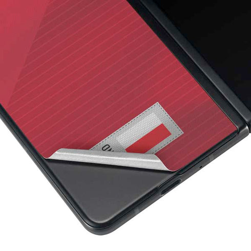 Poland Soccer Flag Galaxy Z Fold3 5G Skin