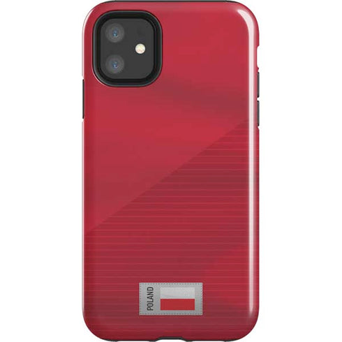 Poland Soccer Flag iPhone 11 Impact Case