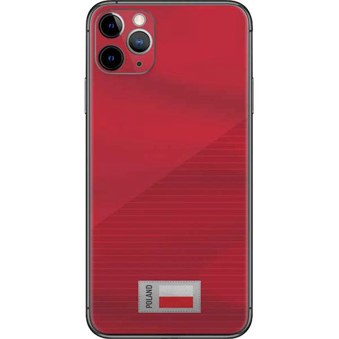 Poland Soccer Flag iPhone 11 Pro Max Skin