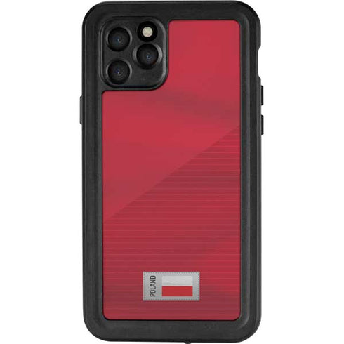 Poland Soccer Flag iPhone 11 Pro Waterproof Case