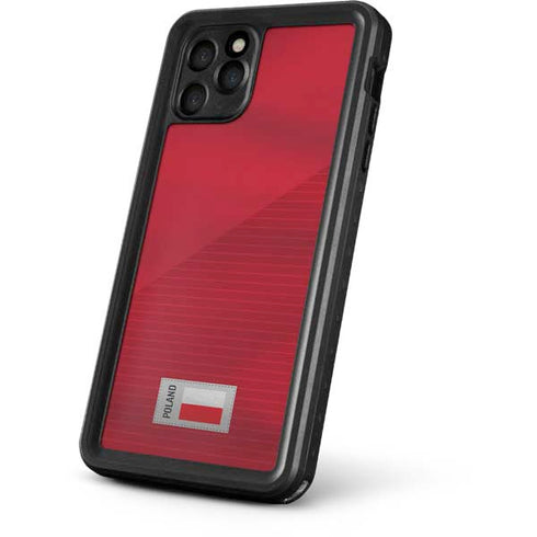 Poland Soccer Flag iPhone 11 Pro Waterproof Case