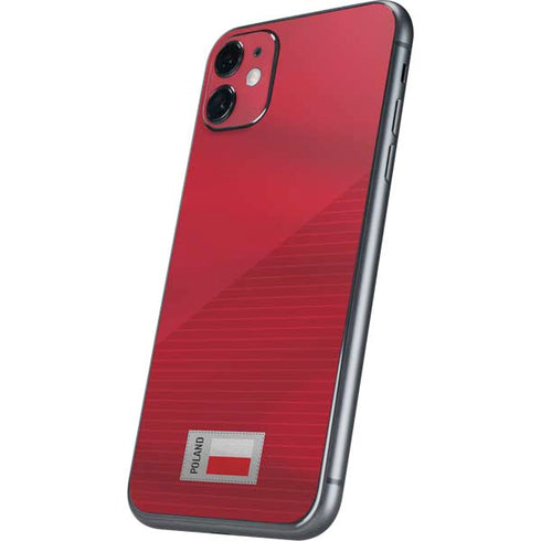 Poland Soccer Flag iPhone 11 Skin