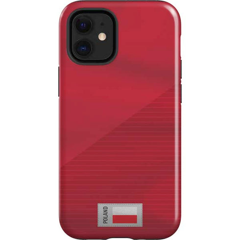 Poland Soccer Flag iPhone 12 Mini Impact Case