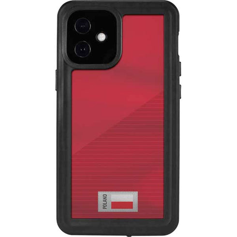 Poland Soccer Flag iPhone 12 Mini Waterproof Case