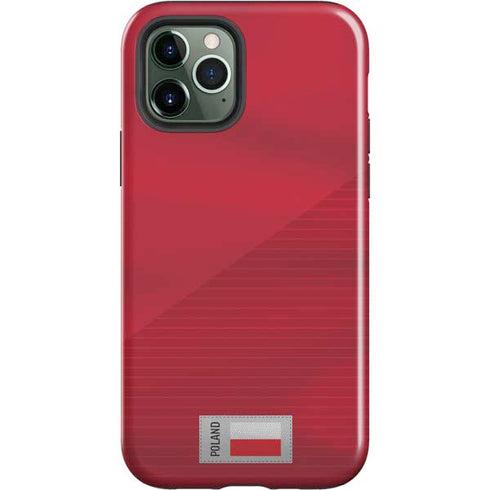 Poland Soccer Flag iPhone 12 Pro Impact Case