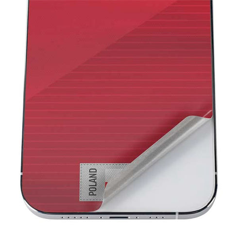 Poland Soccer Flag iPhone 12 Pro Skin