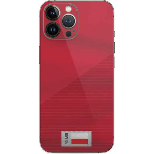 Poland Soccer Flag iPhone 13 Pro Max Skin