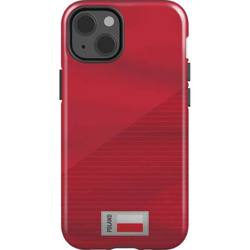 Poland Soccer Flag iPhone 15 Impact Case