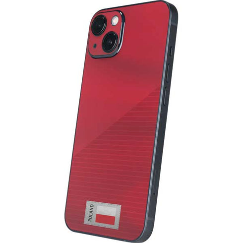 Poland Soccer Flag iPhone 14 Skin