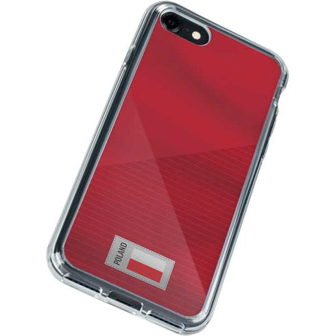 Poland Soccer Flag iPhone SE (2nd & 3rd Gen) Clear Case