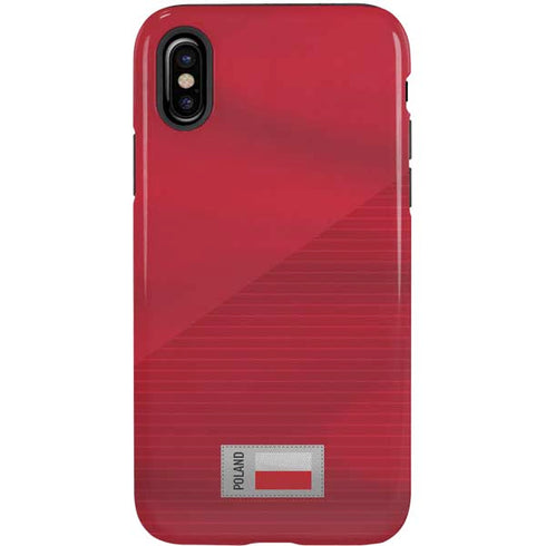 Poland Soccer Flag iPhone XS Pro Case