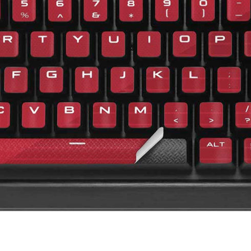 Poland Soccer Flag K95 RGB PLATINUM Mechanical Gaming Keyboard Skin