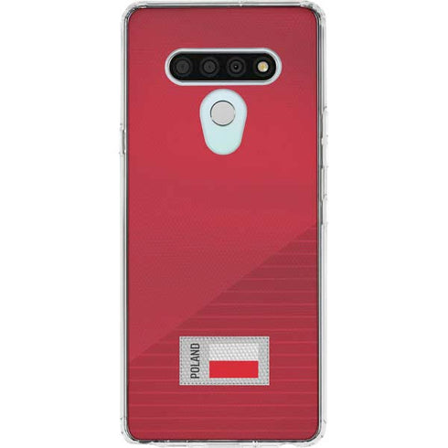 Poland Soccer Flag LG Stylo 6 Clear Case