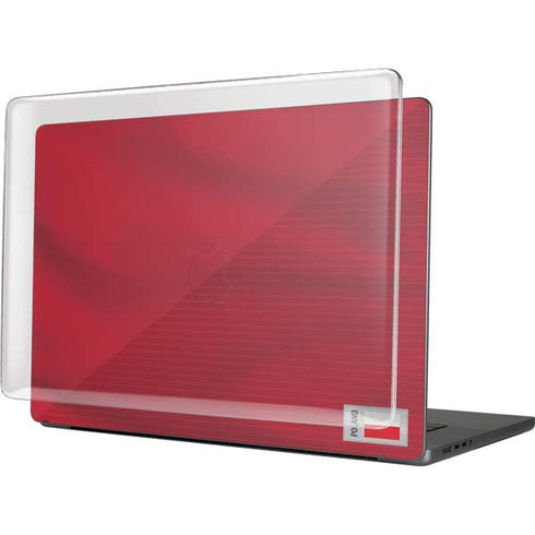 Poland Soccer Flag MacBook Pro 16in (2021-25) Case plus Skin