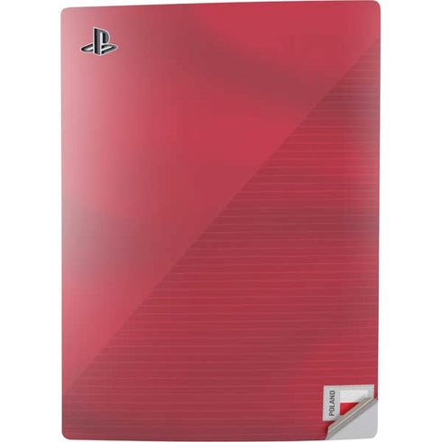 Poland Soccer Flag PS5 Digital Edition Console Skin