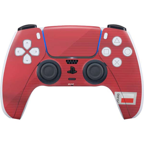 Poland Soccer Flag PS5 Controller Skin