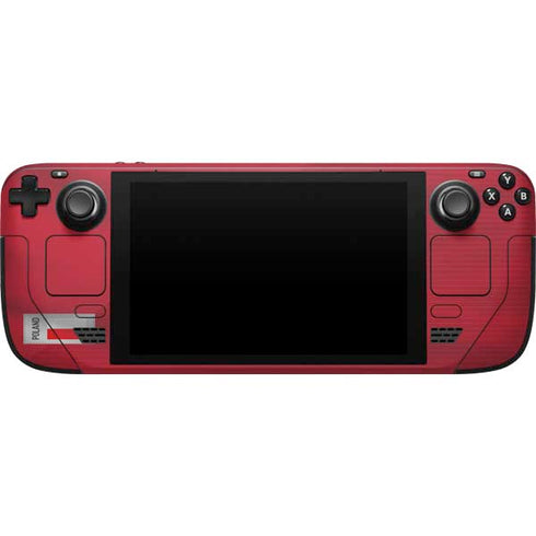 Poland Soccer Flag Steam Deck Handheld Gaming Computer Skin