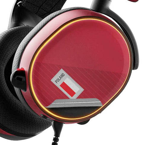 Poland Soccer Flag SteelSeries Arctis 5 Skin