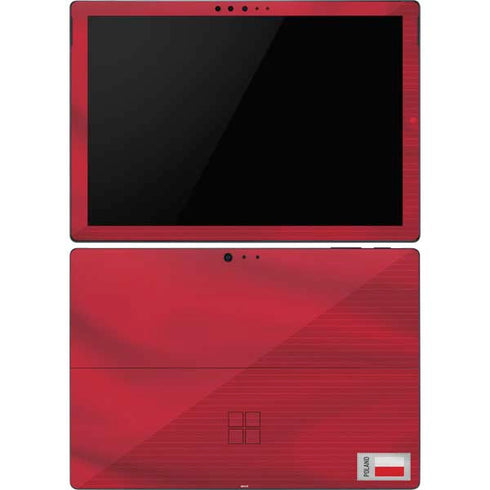 Poland Soccer Flag Surface Pro 6 Skin