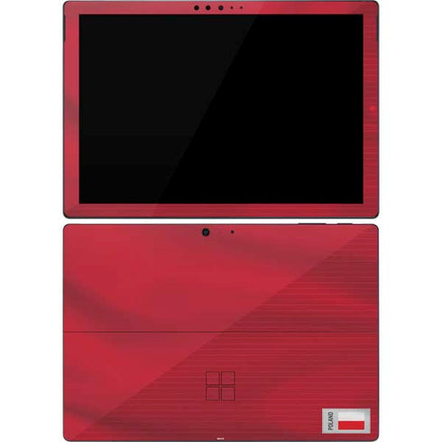 Poland Soccer Flag Surface Pro 7 Skin